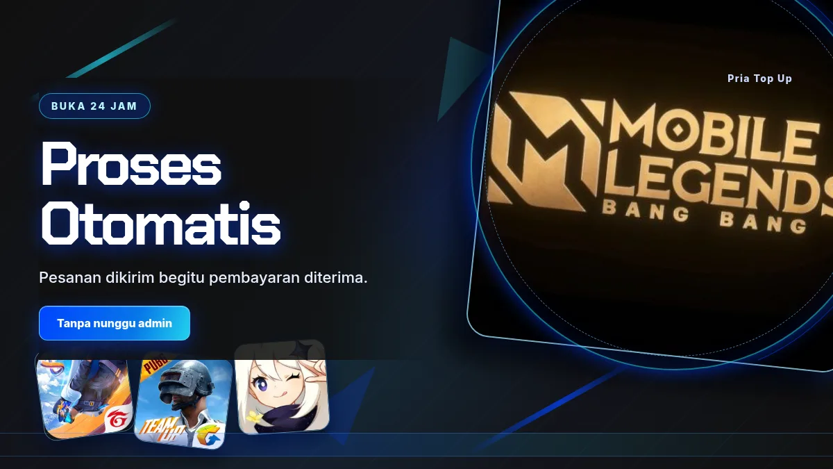 Proses otomatis, buka 24 jam