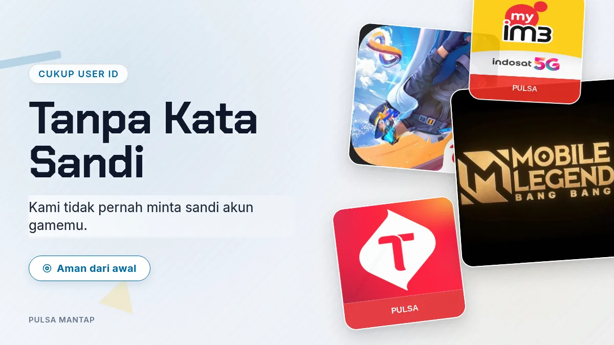Tanpa kata sandi akun game, cukup User ID