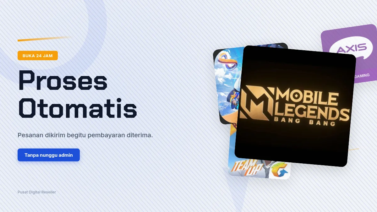 Proses otomatis, buka 24 jam