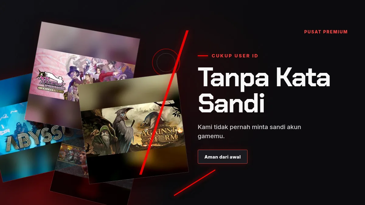 Tanpa kata sandi akun game, cukup User ID