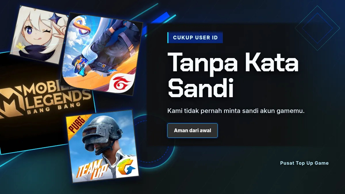 Tanpa kata sandi akun game, cukup User ID