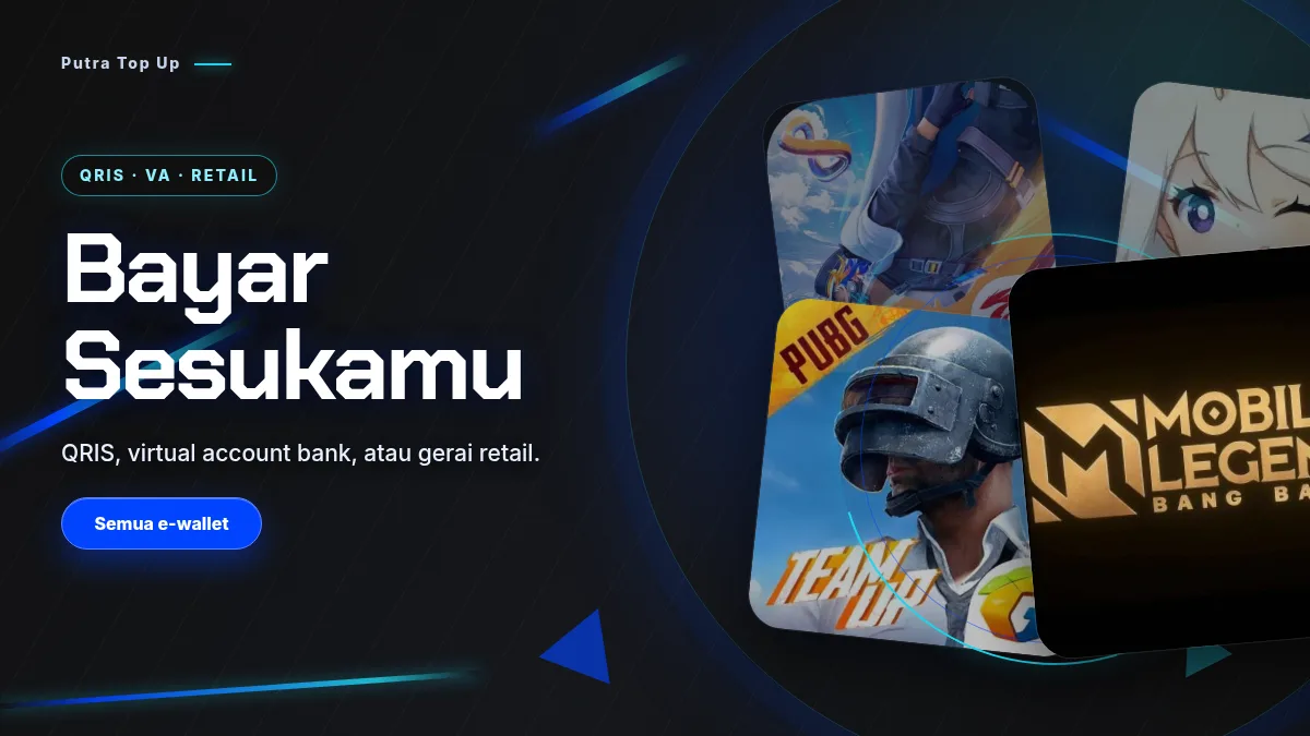Bayar pakai QRIS, virtual account, atau gerai retail