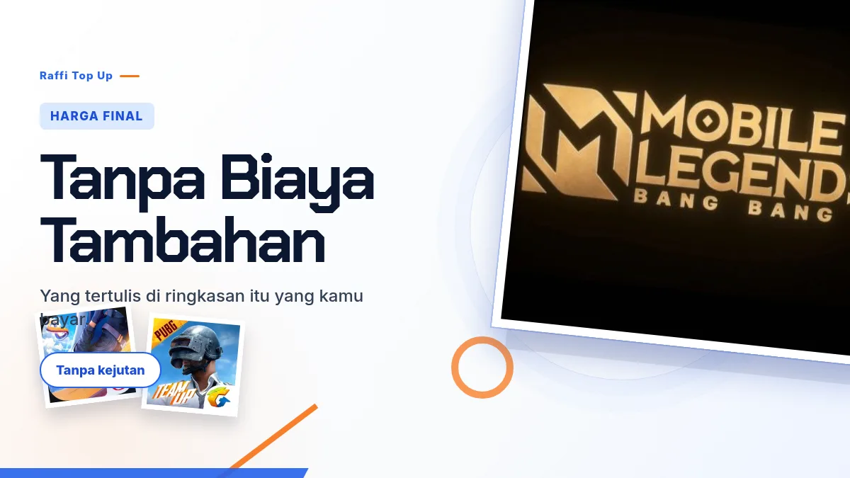 Harga final, tanpa biaya tambahan di halaman bayar