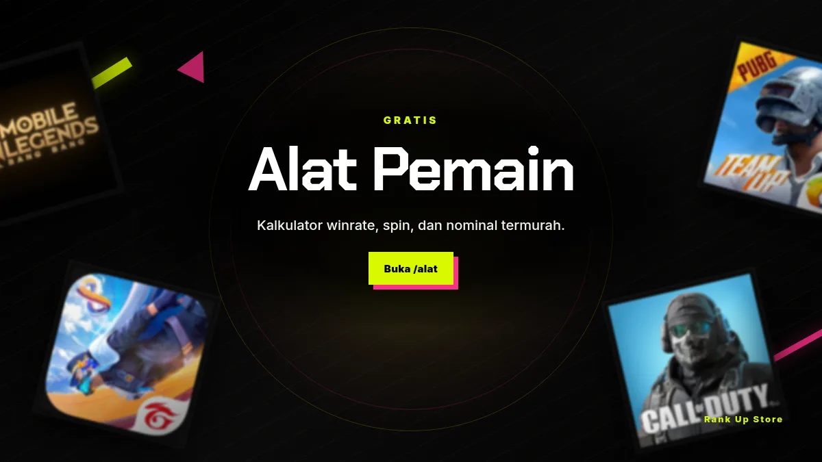 Alat pemain: kalkulator winrate, spin, dan nominal
