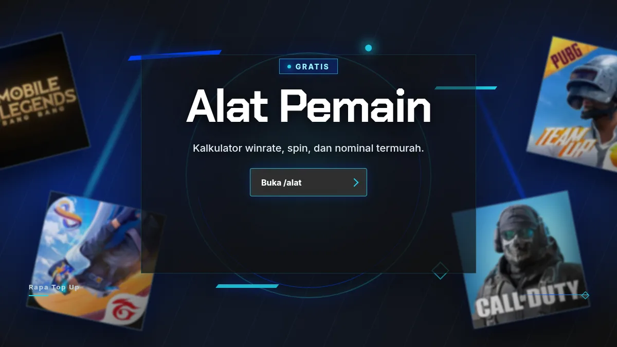 Alat pemain: kalkulator winrate, spin, dan nominal