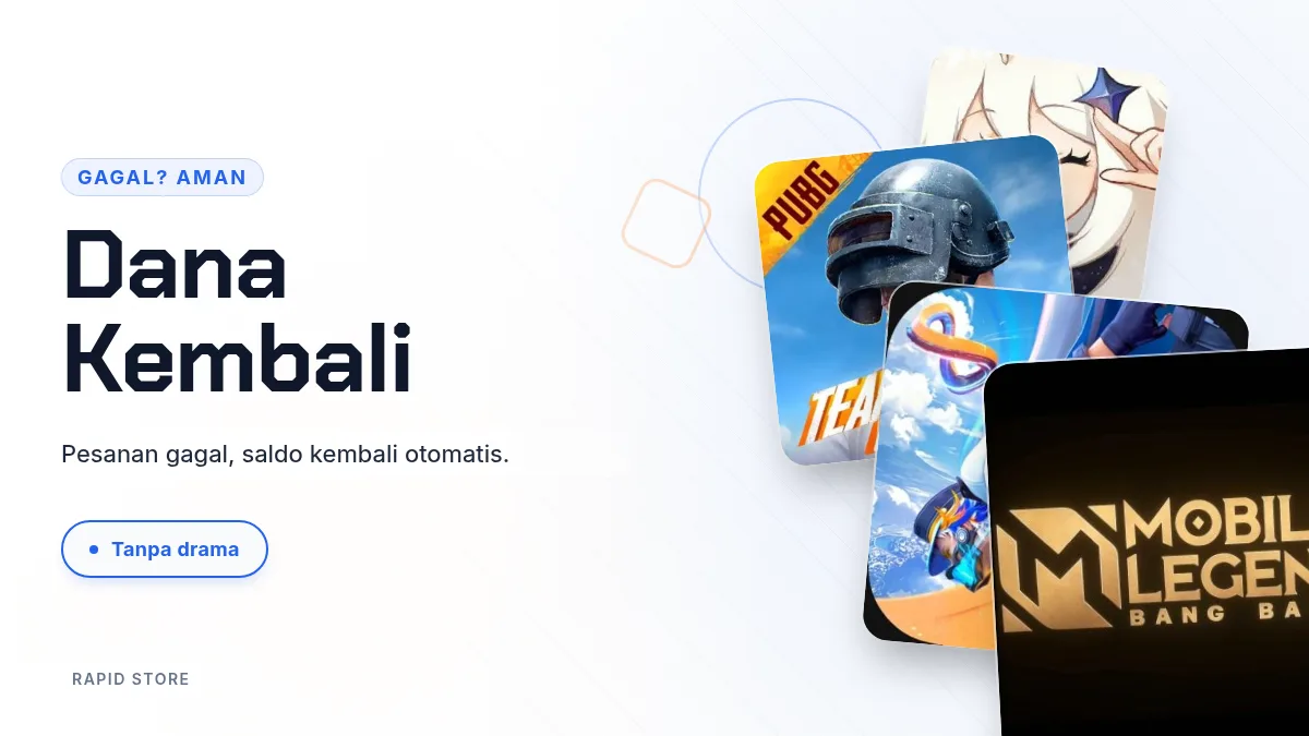 Pesanan gagal, dana kembali otomatis ke saldo