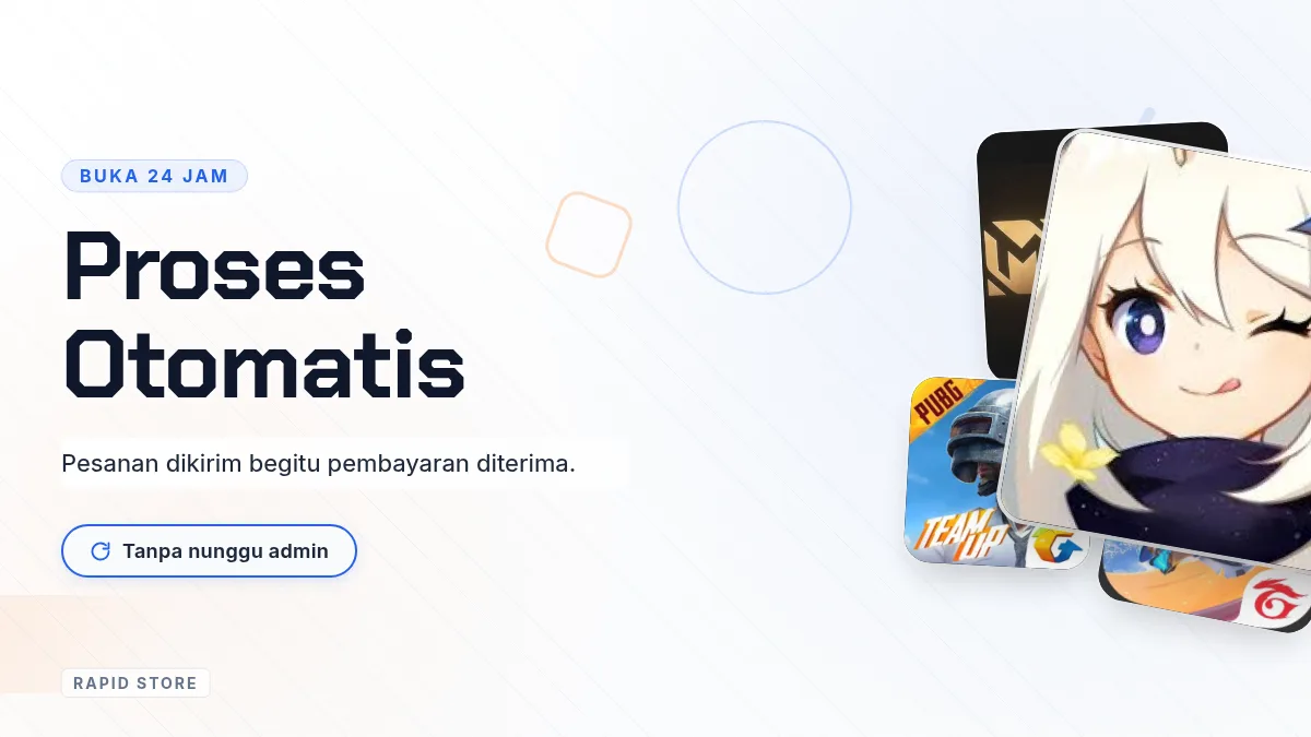 Proses otomatis, buka 24 jam