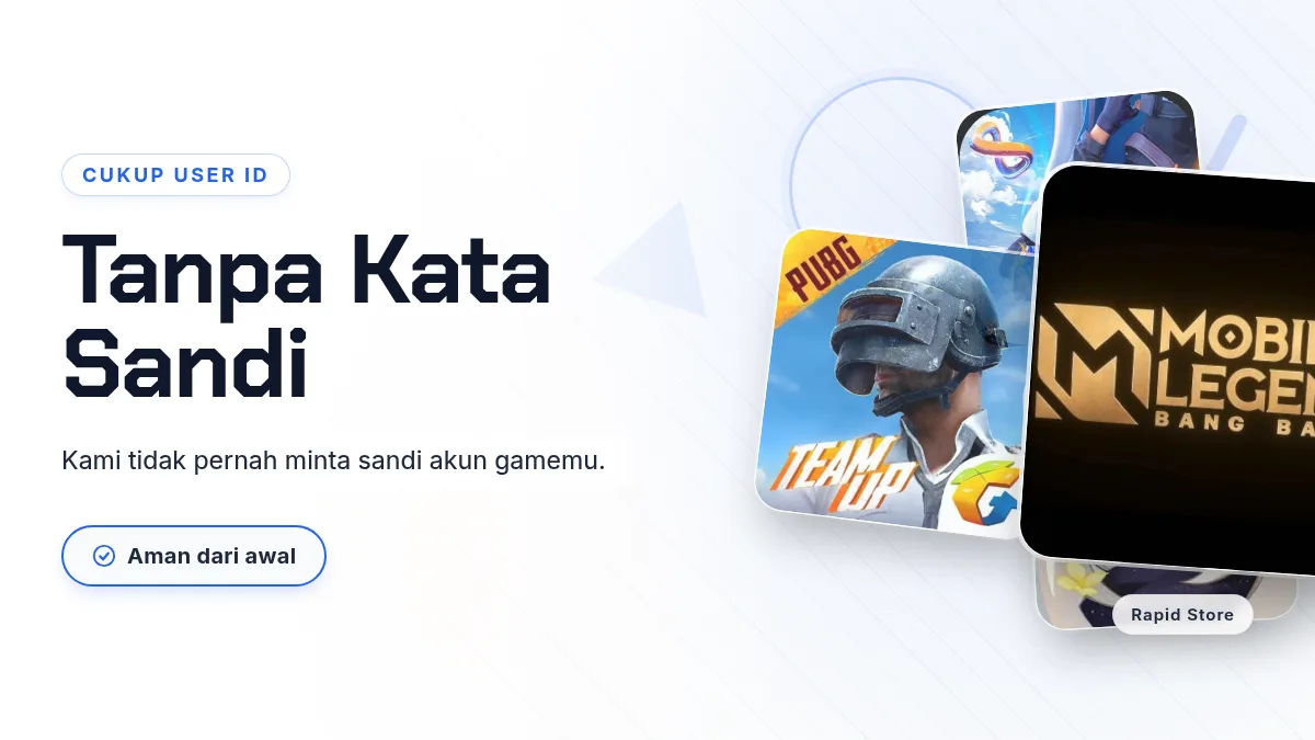 Tanpa kata sandi akun game, cukup User ID
