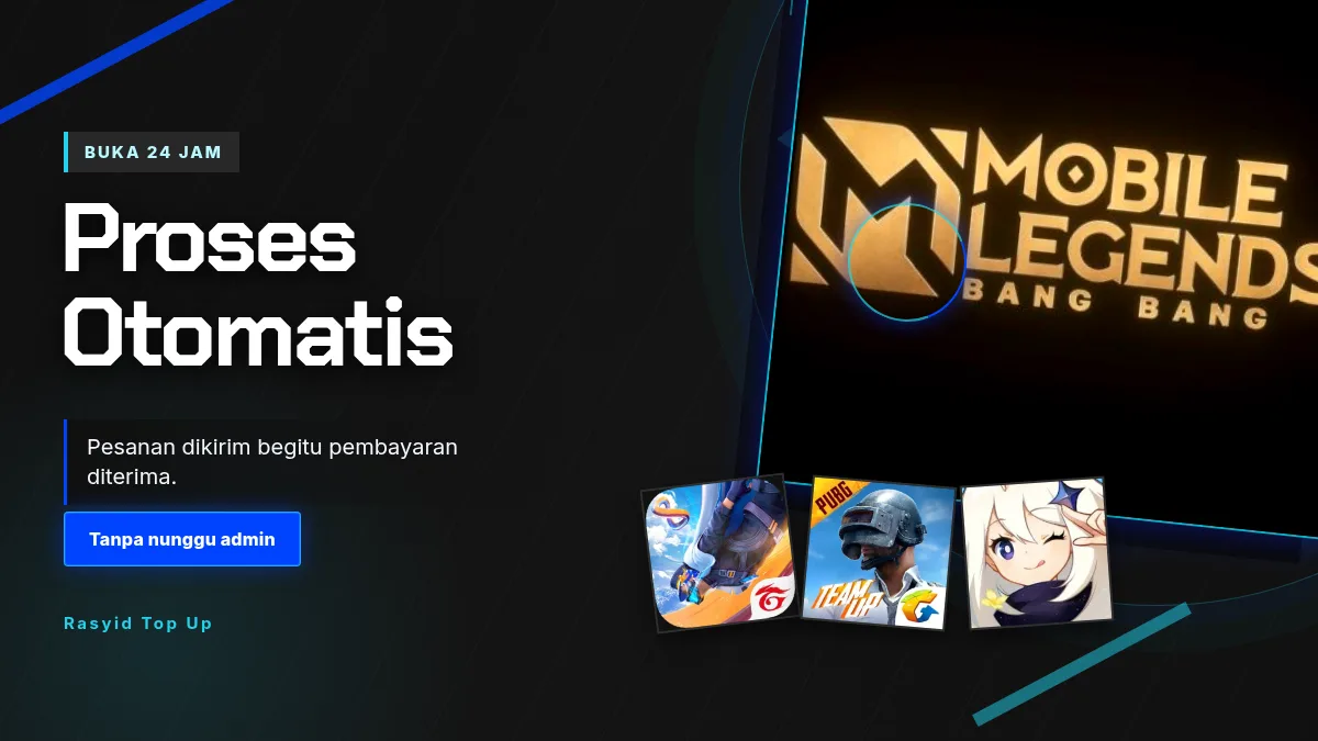 Proses otomatis, buka 24 jam