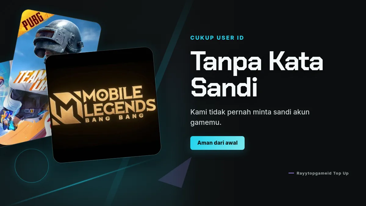 Tanpa kata sandi akun game, cukup User ID