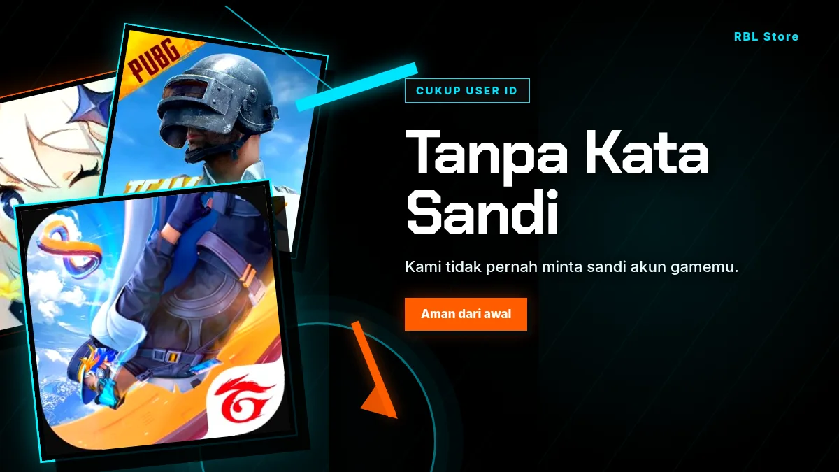 Tanpa kata sandi akun game, cukup User ID