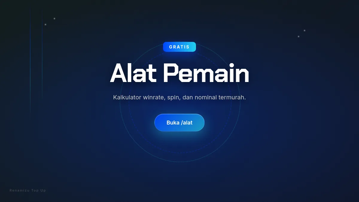 Alat pemain: kalkulator winrate, spin, dan nominal