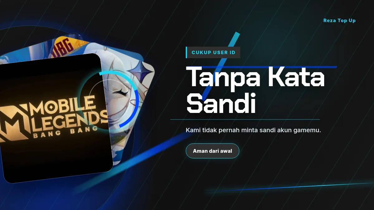 Tanpa kata sandi akun game, cukup User ID