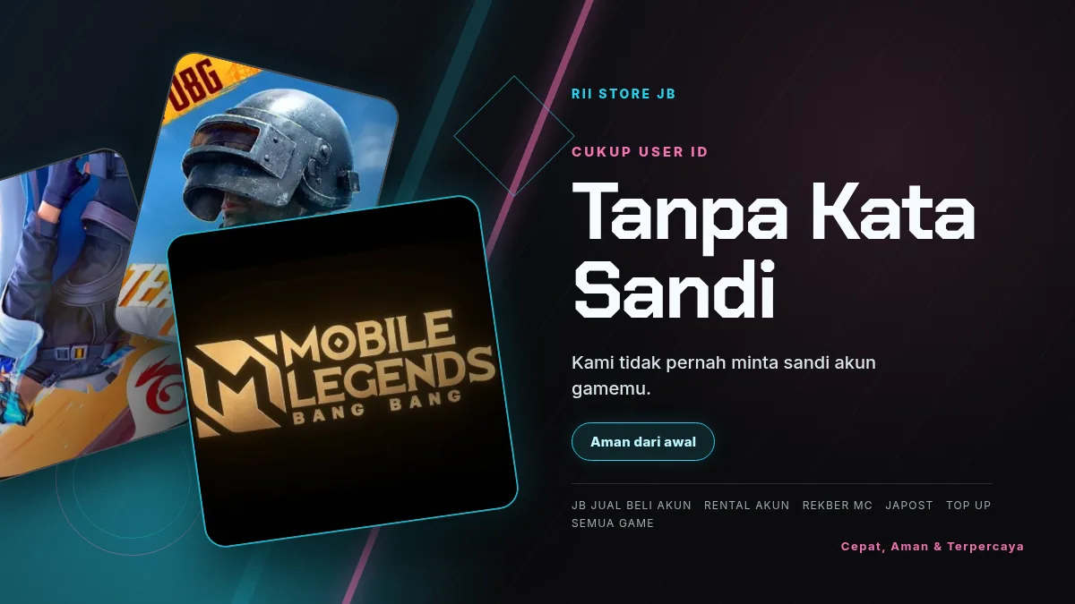 Tanpa kata sandi akun game, cukup User ID