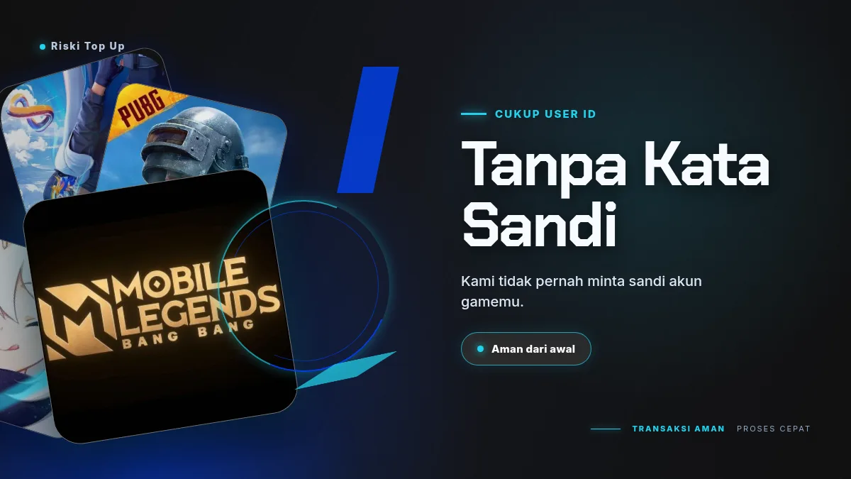 Tanpa kata sandi akun game, cukup User ID