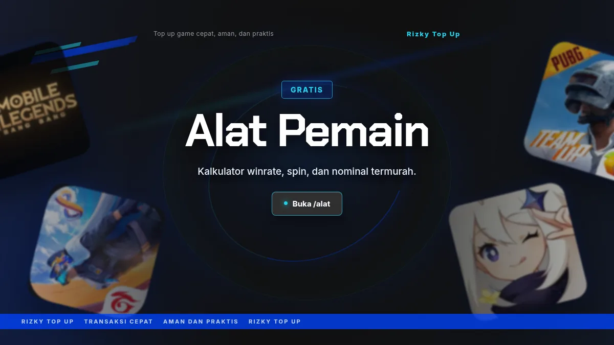 Alat pemain: kalkulator winrate, spin, dan nominal