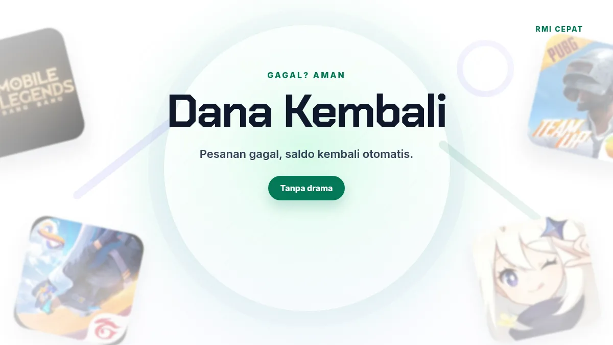 Pesanan gagal, dana kembali otomatis ke saldo