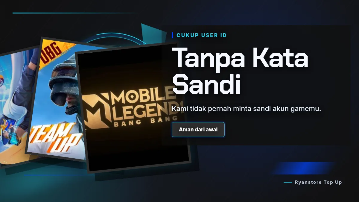 Tanpa kata sandi akun game, cukup User ID