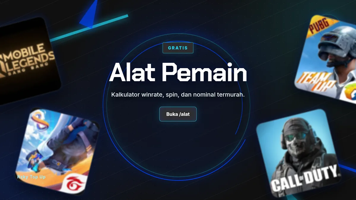 Alat pemain: kalkulator winrate, spin, dan nominal