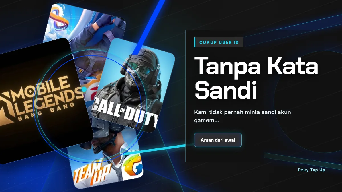 Tanpa kata sandi akun game, cukup User ID