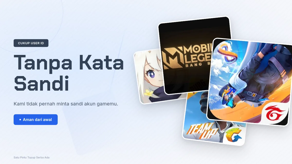 Tanpa kata sandi akun game, cukup User ID