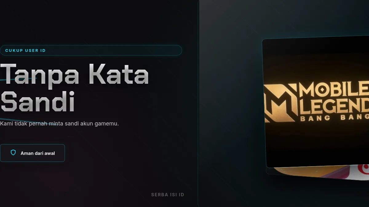 Tanpa kata sandi akun game, cukup User ID