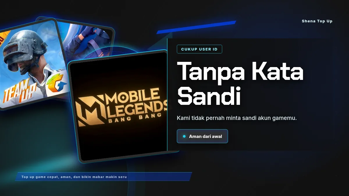 Tanpa kata sandi akun game, cukup User ID