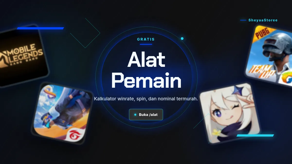 Alat pemain: kalkulator winrate, spin, dan nominal