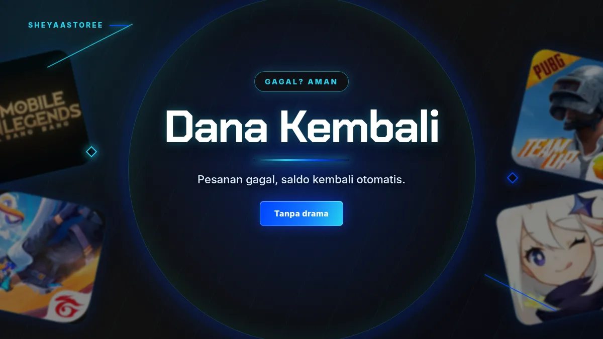 Pesanan gagal, dana kembali otomatis ke saldo