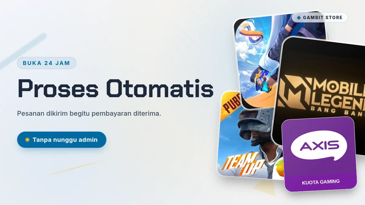Proses otomatis, buka 24 jam