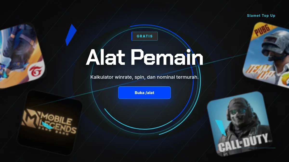 Alat pemain: kalkulator winrate, spin, dan nominal