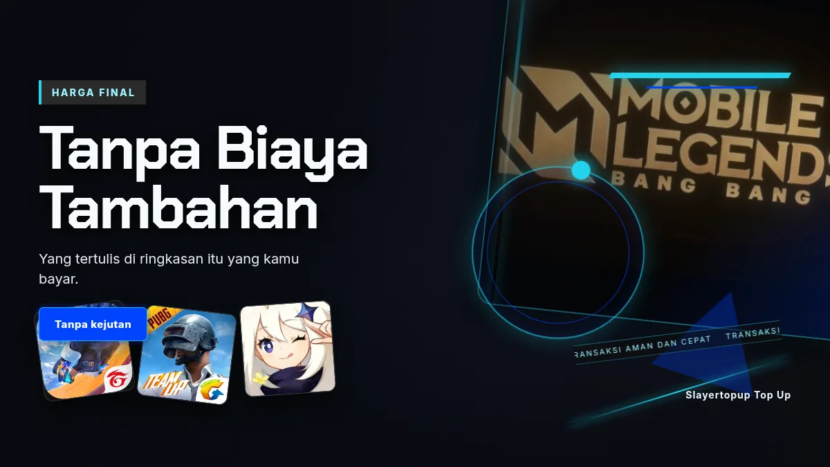 Harga final, tanpa biaya tambahan di halaman bayar