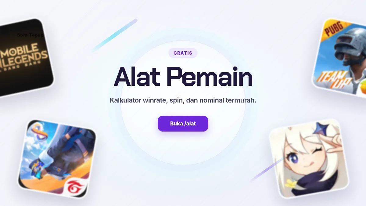 Alat pemain: kalkulator winrate, spin, dan nominal