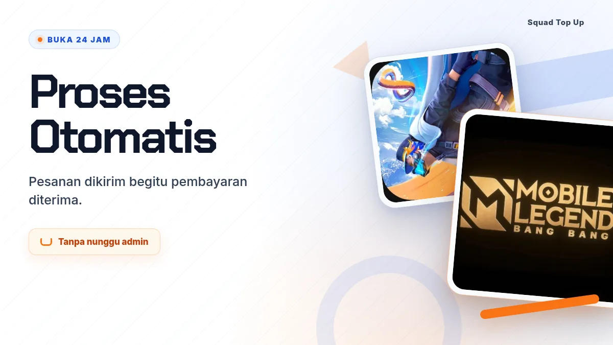 Proses otomatis, buka 24 jam