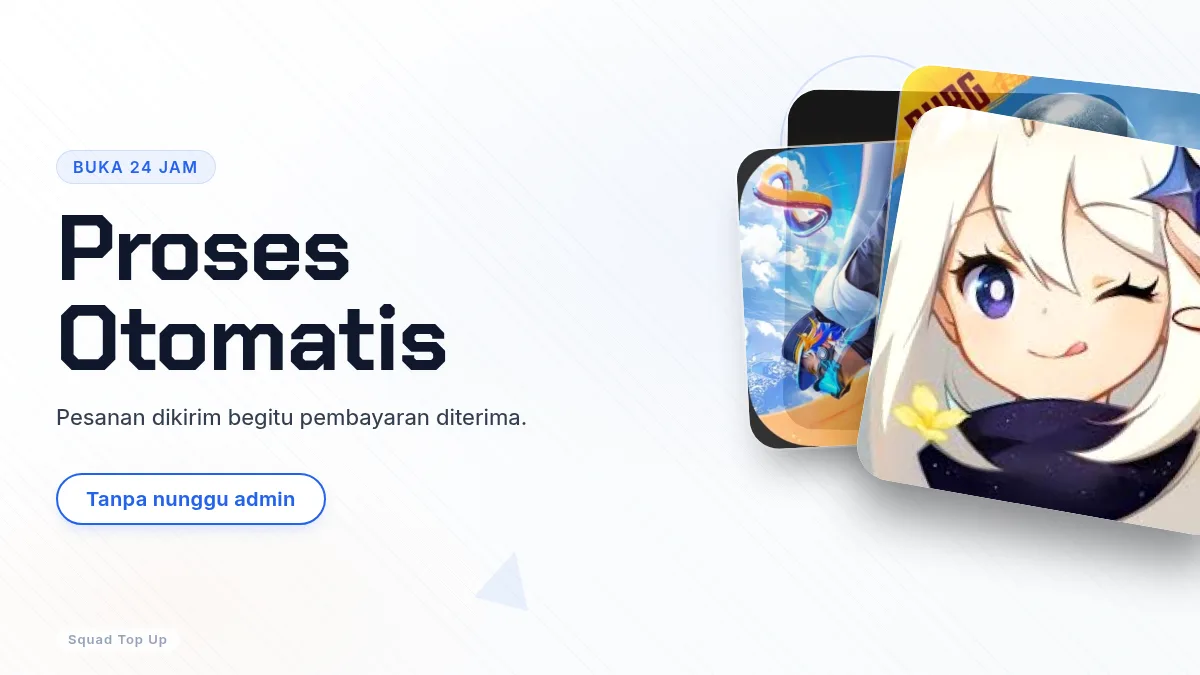 Proses otomatis, buka 24 jam