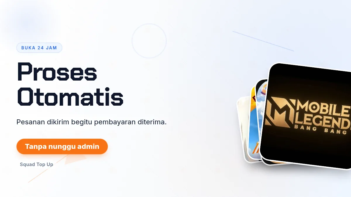 Proses otomatis, buka 24 jam