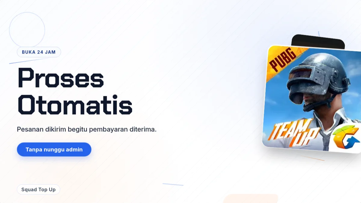 Proses otomatis, buka 24 jam