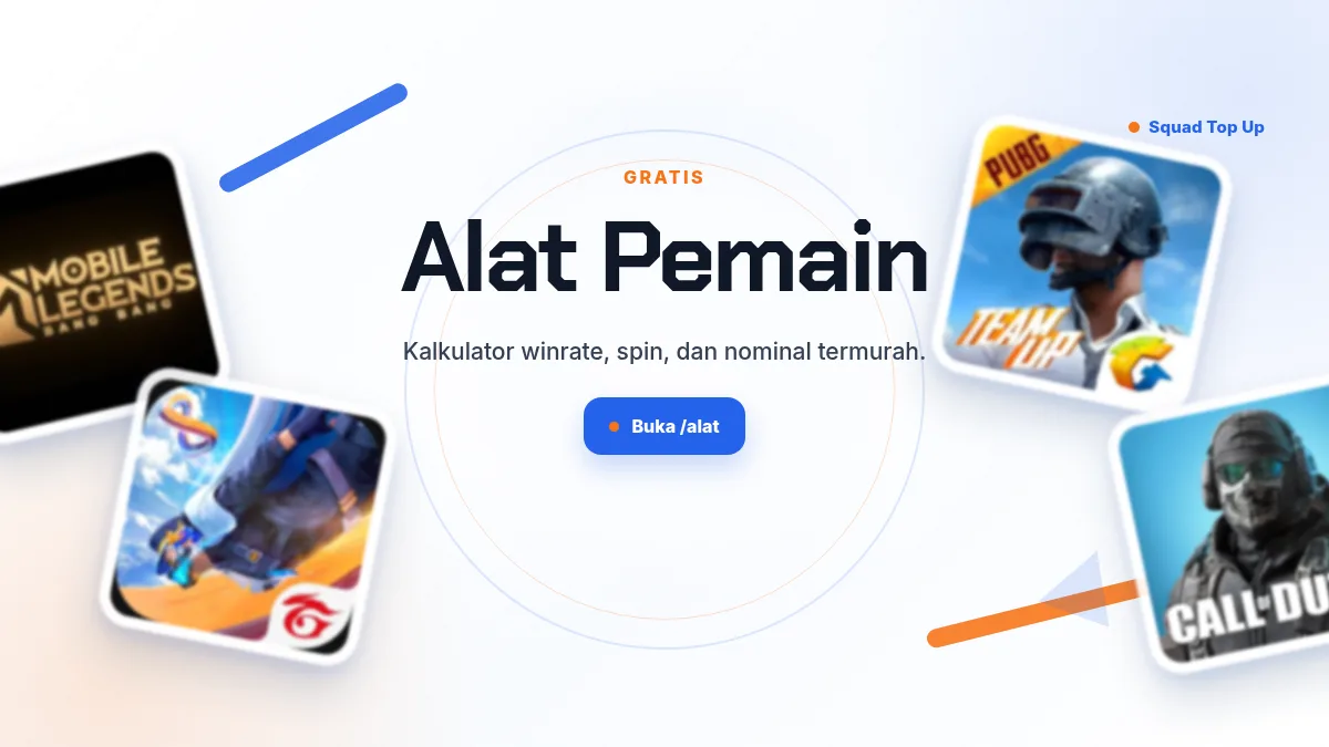 Alat pemain: kalkulator winrate, spin, dan nominal