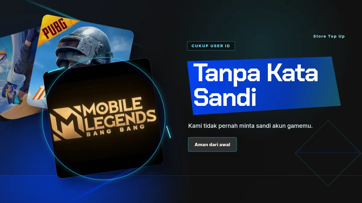 Tanpa kata sandi akun game, cukup User ID