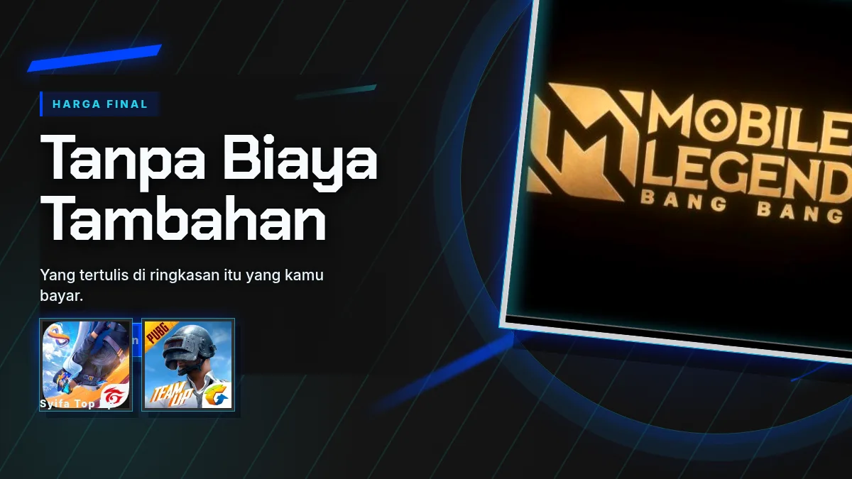 Harga final, tanpa biaya tambahan di halaman bayar