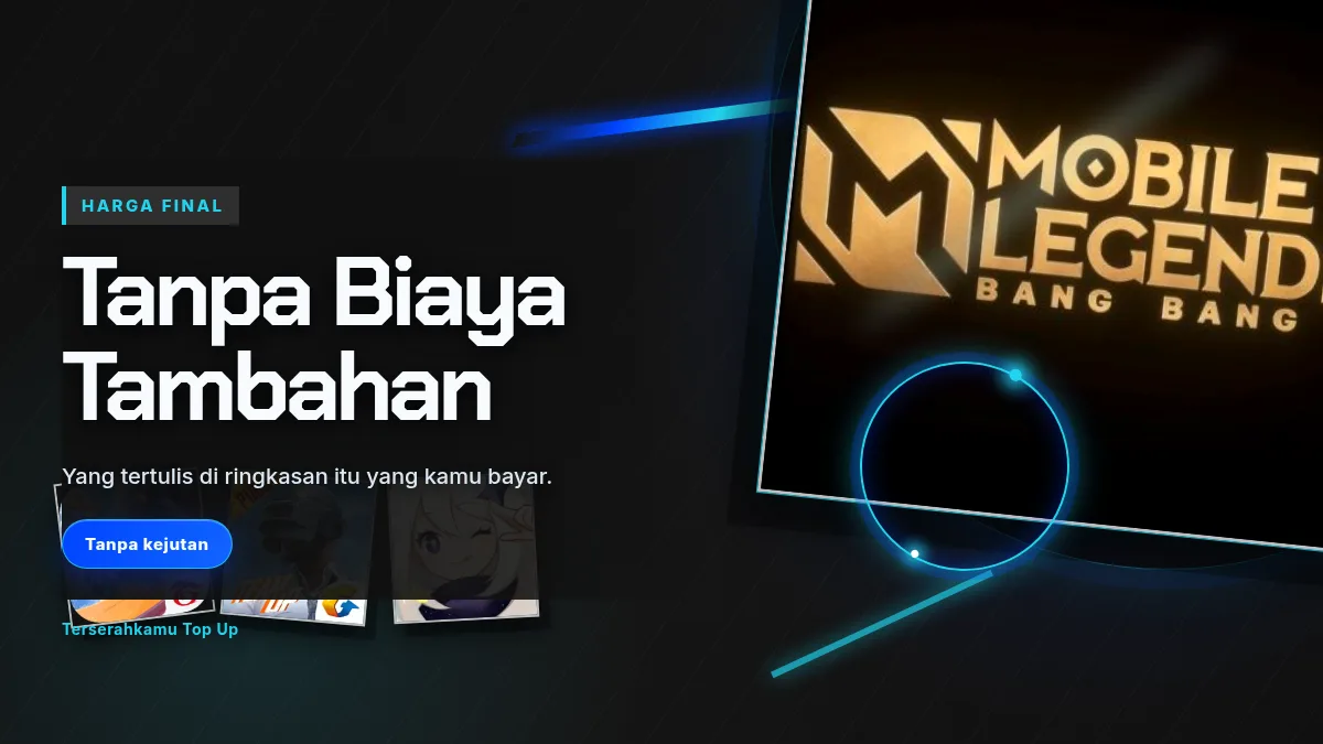 Harga final, tanpa biaya tambahan di halaman bayar