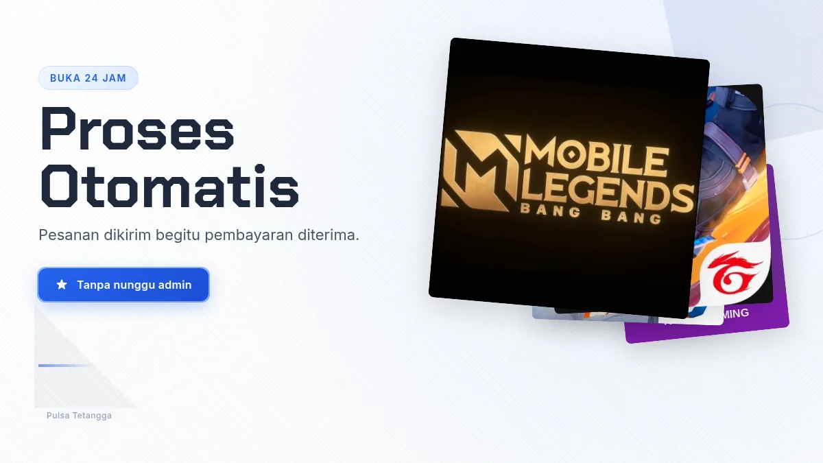 Proses otomatis, buka 24 jam