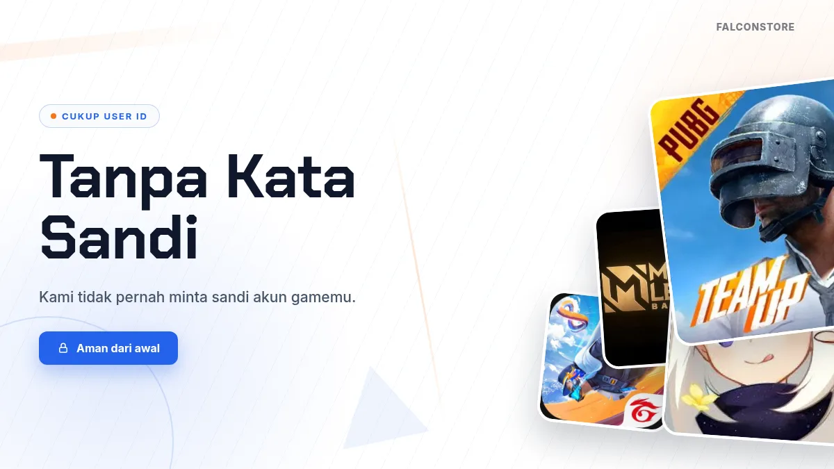Tanpa kata sandi akun game, cukup User ID