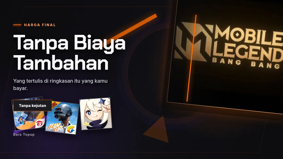 Harga final, tanpa biaya tambahan di halaman bayar