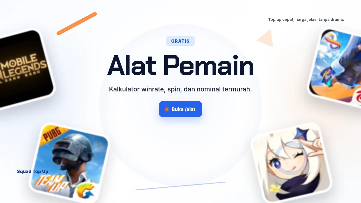 Alat pemain: kalkulator winrate, spin, dan nominal