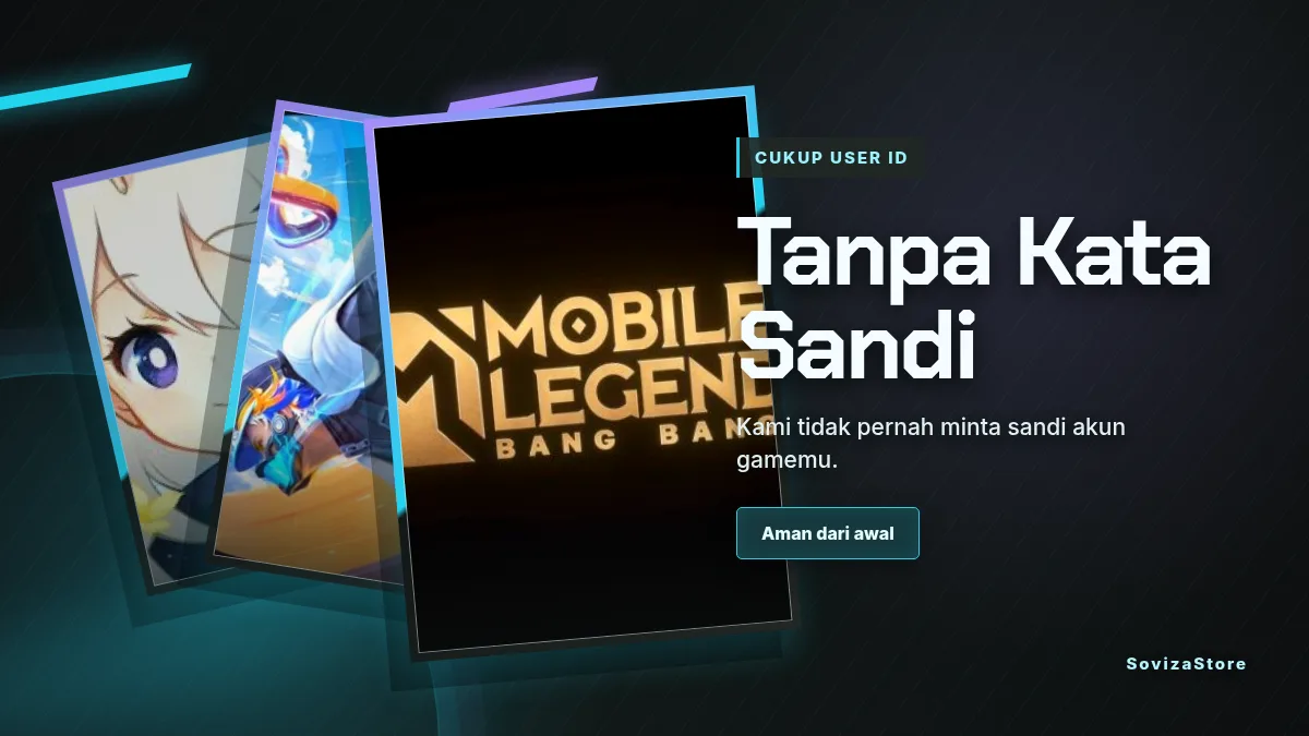 Tanpa kata sandi akun game, cukup User ID