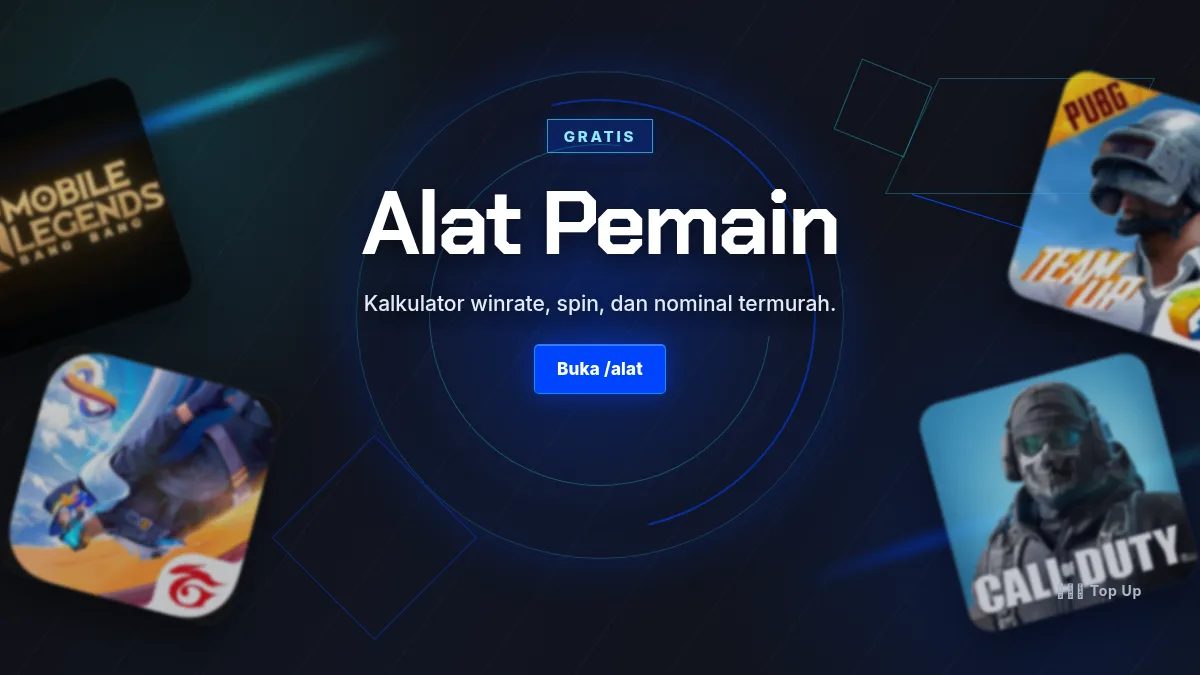 Alat pemain: kalkulator winrate, spin, dan nominal