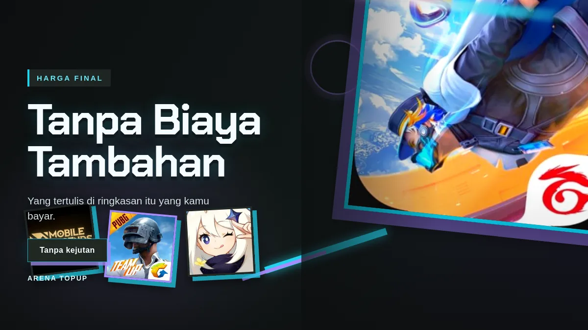 Harga final, tanpa biaya tambahan di halaman bayar