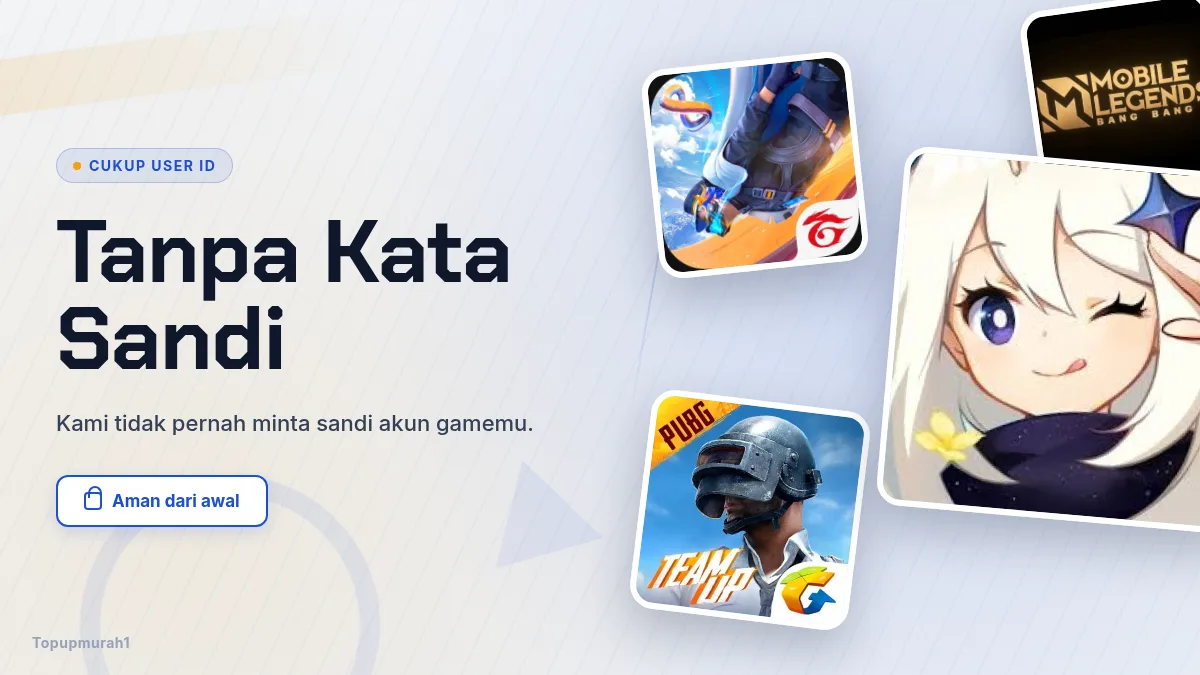 Tanpa kata sandi akun game, cukup User ID