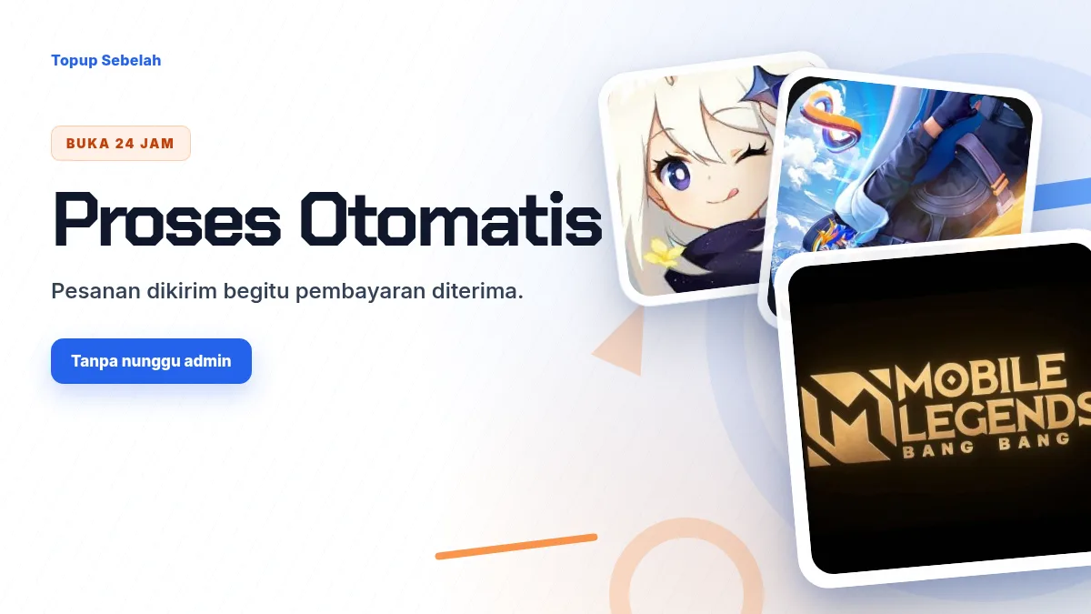 Proses otomatis, buka 24 jam